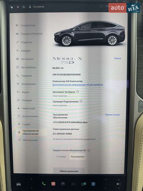 Внедорожник / Кроссовер Tesla Model X 2016 в Киеве фото 5 Внедорожник / Кроссовер Tesla Model X 2016 в Киеве