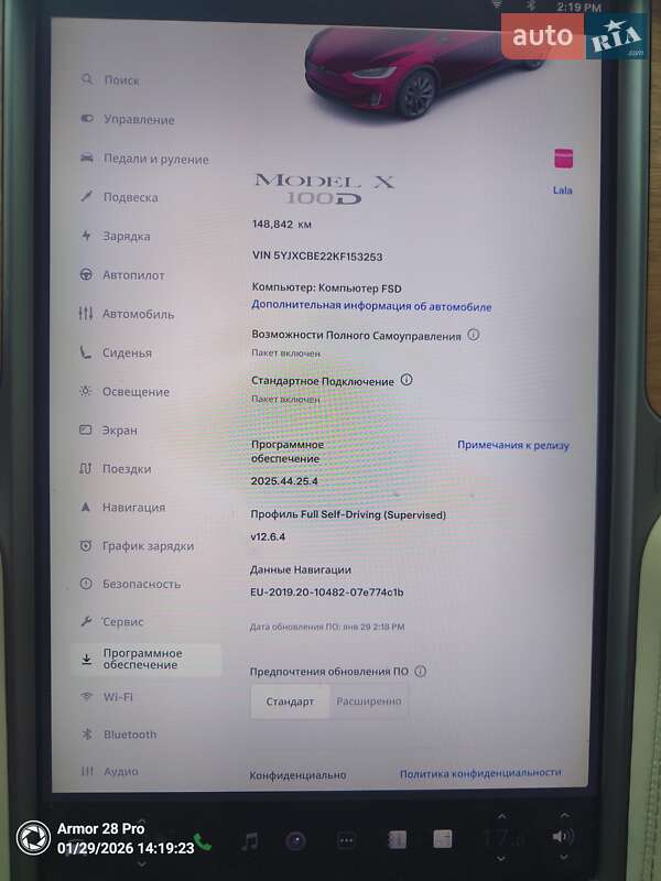 Внедорожник / Кроссовер Tesla Model X 2019 в Киеве фото 18 Внедорожник / Кроссовер Tesla Model X 2019 в Киеве