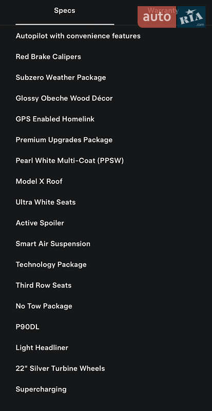Позашляховик / Кросовер Tesla Model X 2016 в Рівному фото 18 Позашляховик / Кросовер Tesla Model X 2016 в Рівному