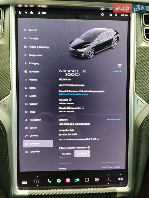 Внедорожник / Кроссовер Tesla Model X 2017 в Киеве