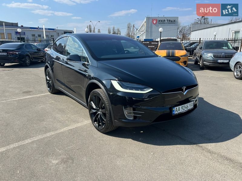 2018 Tesla Model-X, VIN 5YJXCCE28JF097159:plate — фото 1 (autoria)