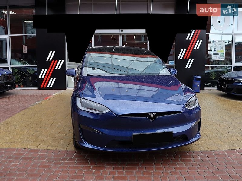 2023 Tesla Model X, VIN 7SAXCBE64PF425167:plate — фото 1 (autoria)