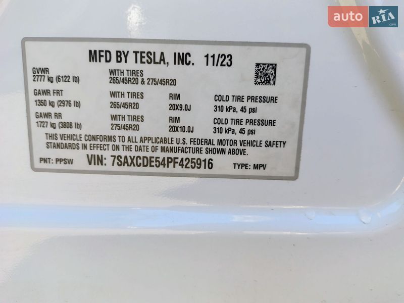 Позашляховик / Кросовер Tesla Model X 2023 в Рівному