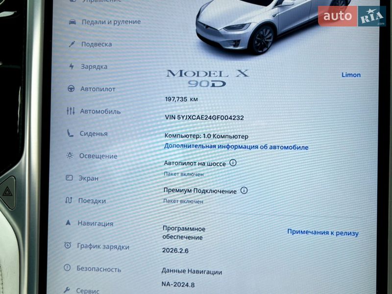 Внедорожник / Кроссовер Tesla Model X 2016 в Ровно
