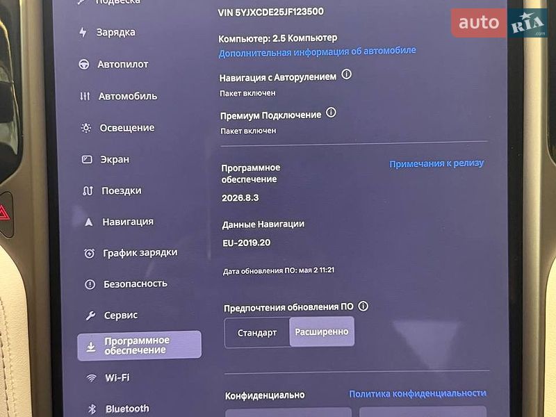 Позашляховик / Кросовер Tesla Model X 2018 в Броварах фото 15 Позашляховик / Кросовер Tesla Model X 2018 в Броварах