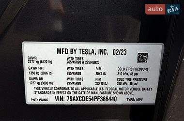 Внедорожник / Кроссовер Tesla Model X 2023 в Киеве