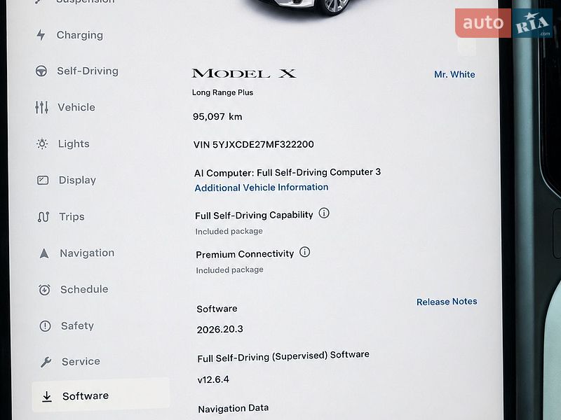 Позашляховик / Кросовер Tesla Model X 2020 в Києві фото 11 Позашляховик / Кросовер Tesla Model X 2020 в Києві