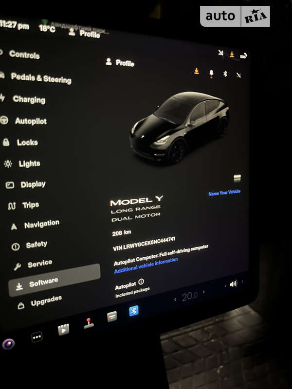 Внедорожник / Кроссовер Tesla Model Y 2022 в Львове фото 11 Внедорожник / Кроссовер Tesla Model Y 2022 в Львове