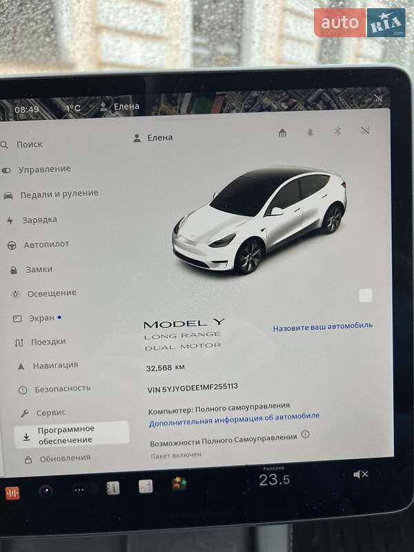 Внедорожник / Кроссовер Tesla Model Y 2021 в Сумах