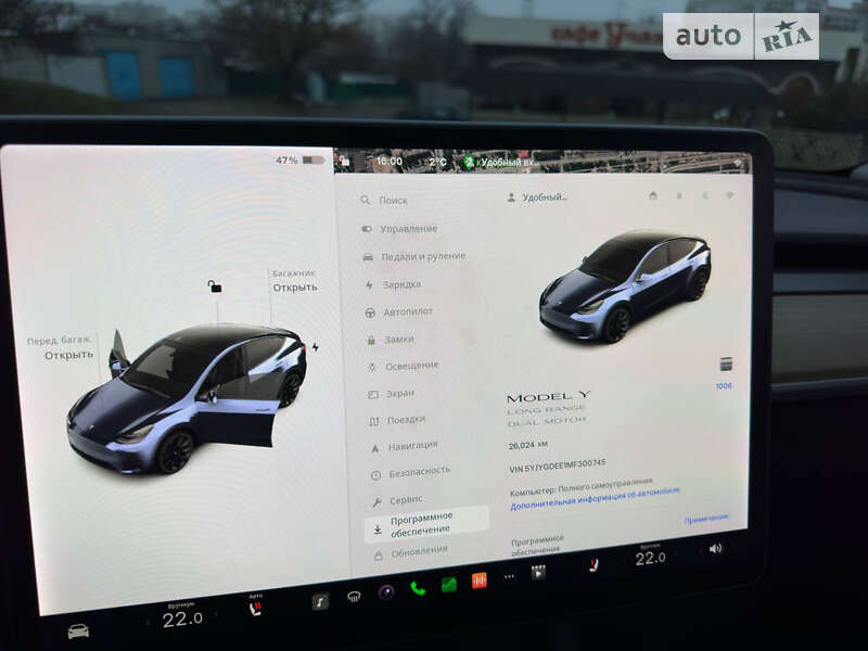 Позашляховик / Кросовер Tesla Model Y 2021 в Дніпрі