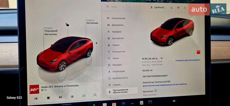 Позашляховик / Кросовер Tesla Model Y 2022 в Мостиській