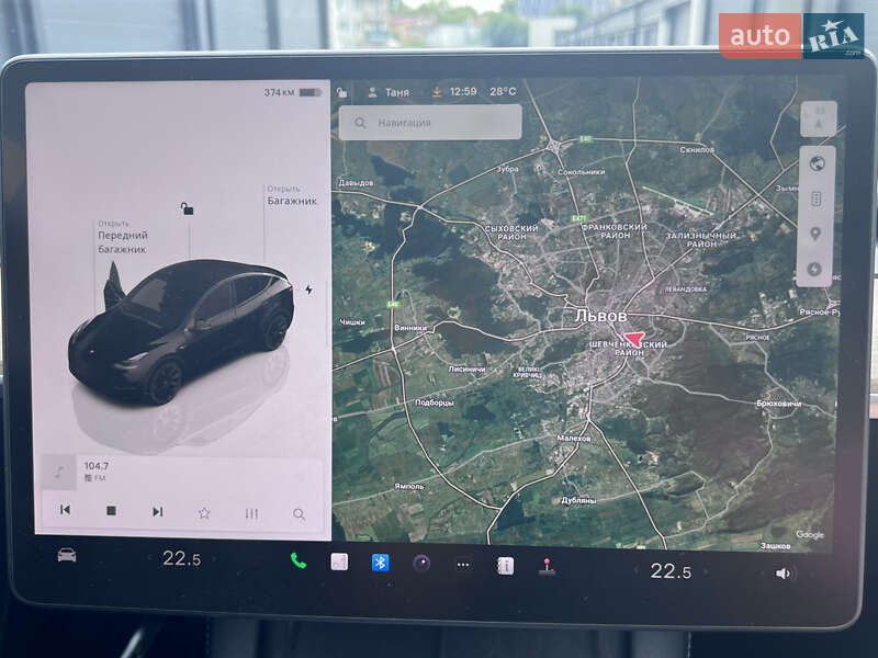 Внедорожник / Кроссовер Tesla Model Y 2022 в Львове