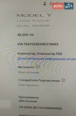Внедорожник / Кроссовер Tesla Model Y 2022 в 