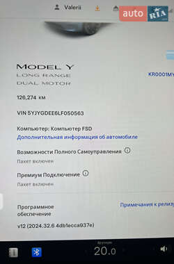 Внедорожник / Кроссовер Tesla Model Y 2020 в 