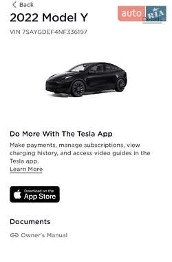 Внедорожник / Кроссовер Tesla Model Y 2021 в 