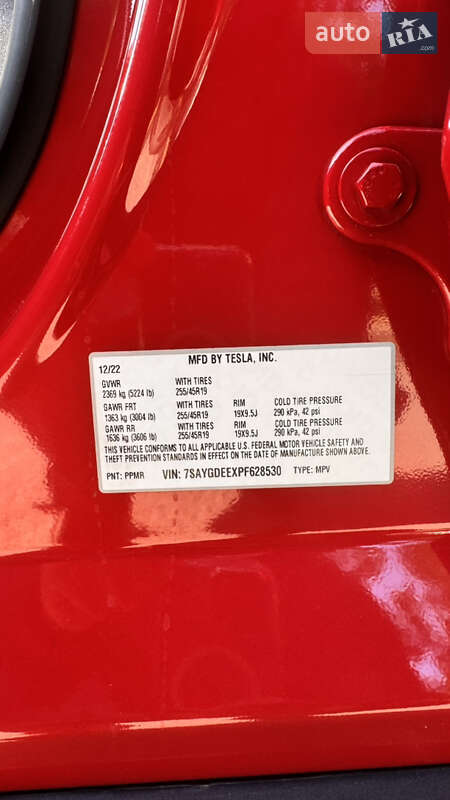 Внедорожник / Кроссовер Tesla Model Y 2022 в Ровно