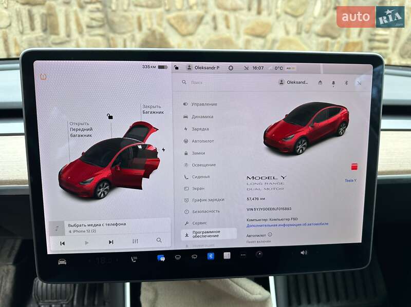 Позашляховик / Кросовер Tesla Model Y 2020 в Чернівцях