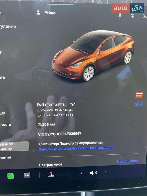 Внедорожник / Кроссовер Tesla Model Y 2020 в Львове