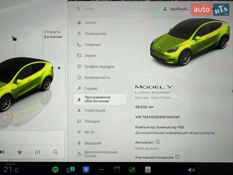 Внедорожник / Кроссовер Tesla Model Y 2022 в Житомире
