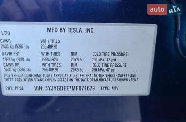 Внедорожник / Кроссовер Tesla Model Y 2020 в 