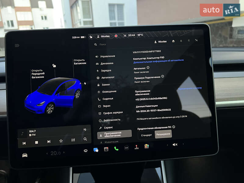 Позашляховик / Кросовер Tesla Model Y 2020 в Львові фото 16 Позашляховик / Кросовер Tesla Model Y 2020 в Львові
