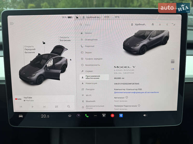 Внедорожник / Кроссовер Tesla Model Y 2021 в Виннице