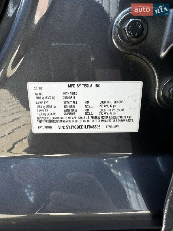 Позашляховик / Кросовер Tesla Model Y 2020 в Чернівцях