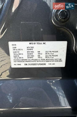 Внедорожник / Кроссовер Tesla Model Y 2020 в 
