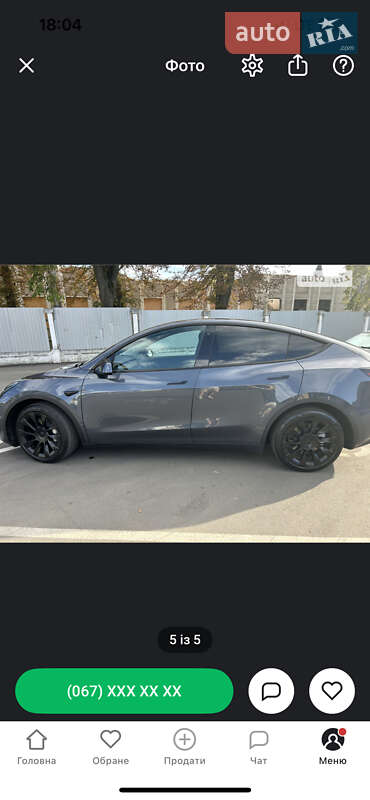 Позашляховик / Кросовер Tesla Model Y 2020 в Вінниці