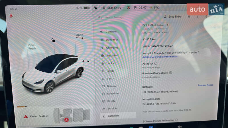 Внедорожник / Кроссовер Tesla Model Y 2021 в Львове