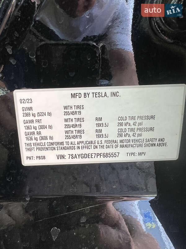Внедорожник / Кроссовер Tesla Model Y 2023 в Черкассах