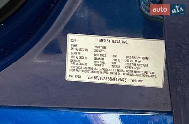 Внедорожник / Кроссовер Tesla Model Y 2021 в 