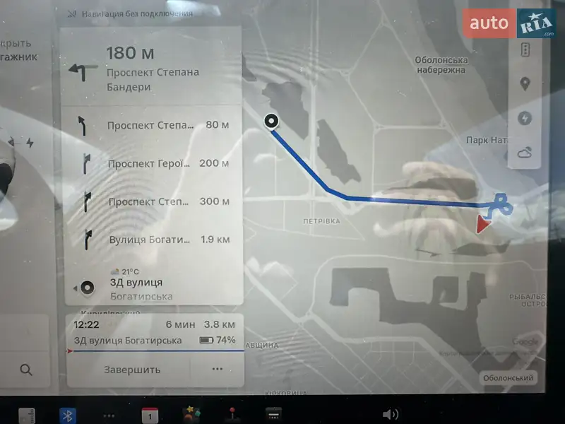 Внедорожник / Кроссовер Tesla Model Y 2021 в Киеве документ