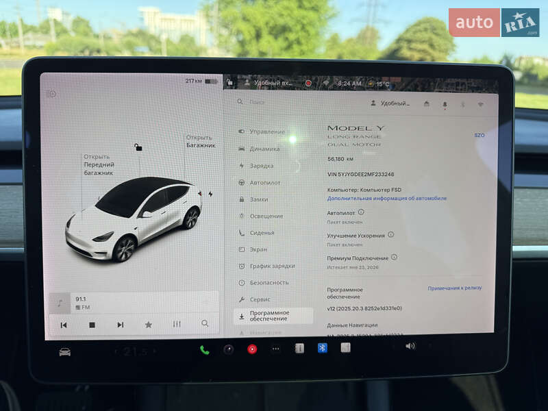 Внедорожник / Кроссовер Tesla Model Y 2021 в Львове