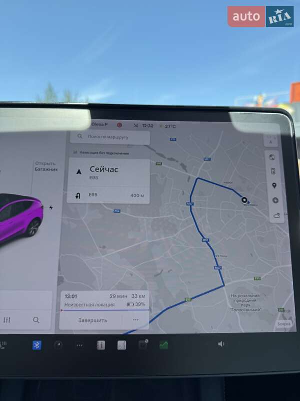 Внедорожник / Кроссовер Tesla Model Y 2021 в Киеве