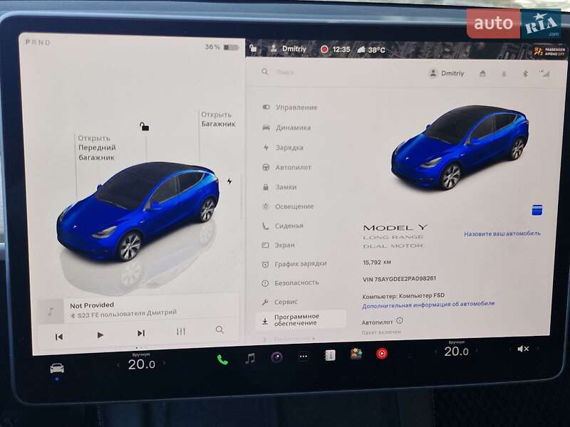 Внедорожник / Кроссовер Tesla Model Y 2023 в Днепре