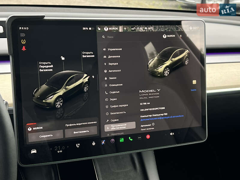 Внедорожник / Кроссовер Tesla Model Y 2022 в Луцке