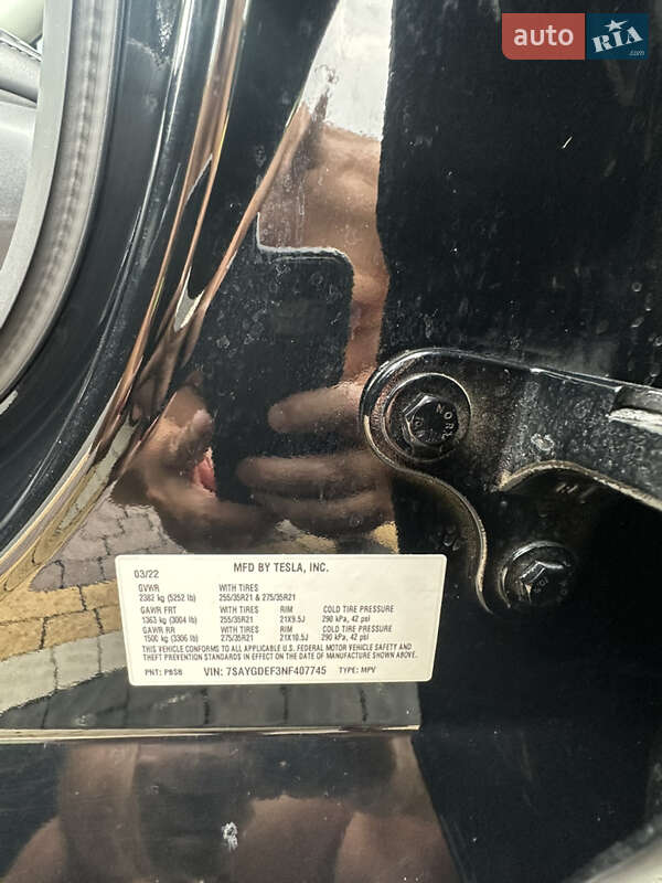 Внедорожник / Кроссовер Tesla Model Y 2022 в Львове фото 9 Внедорожник / Кроссовер Tesla Model Y 2022 в Львове