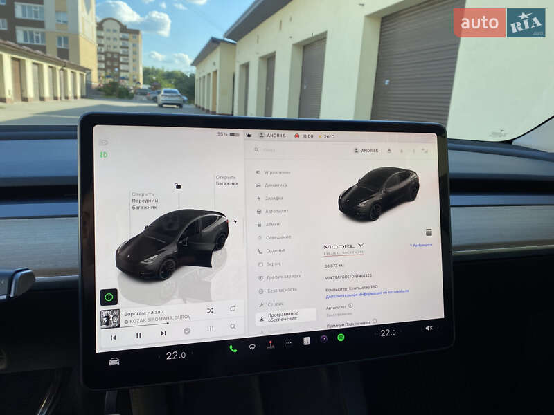 Внедорожник / Кроссовер Tesla Model Y 2022 в Хмельницком