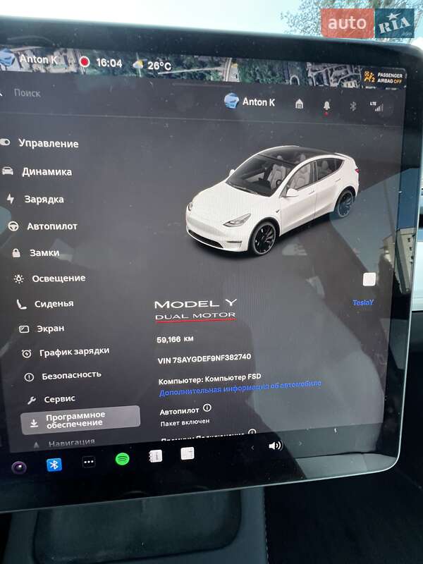 Внедорожник / Кроссовер Tesla Model Y 2022 в Житомире