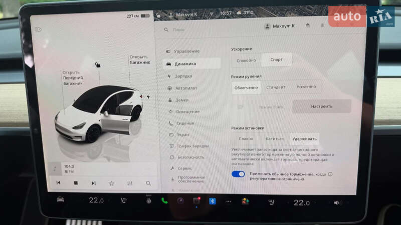 Внедорожник / Кроссовер Tesla Model Y 2022 в Белой Церкви