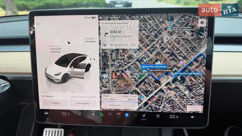Внедорожник / Кроссовер Tesla Model Y 2022 в Белой Церкви