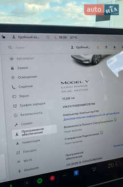 Внедорожник / Кроссовер Tesla Model Y 2021 в 