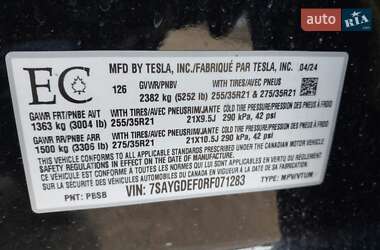 Внедорожник / Кроссовер Tesla Model Y 2024 в 