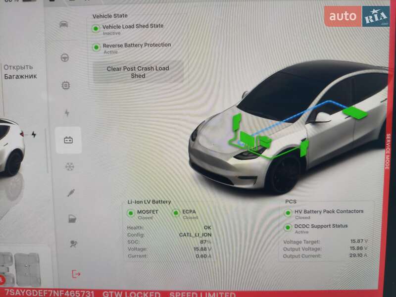 Позашляховик / Кросовер Tesla Model Y 2022 в Києві