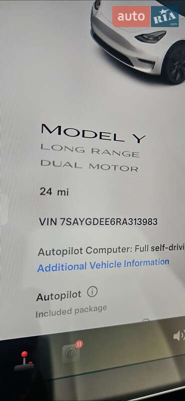 Внедорожник / Кроссовер Tesla Model Y 2024 в Киеве фото 2 Внедорожник / Кроссовер Tesla Model Y 2024 в Киеве