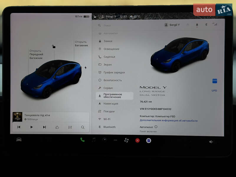 Внедорожник / Кроссовер Tesla Model Y 2021 в Белой Церкви