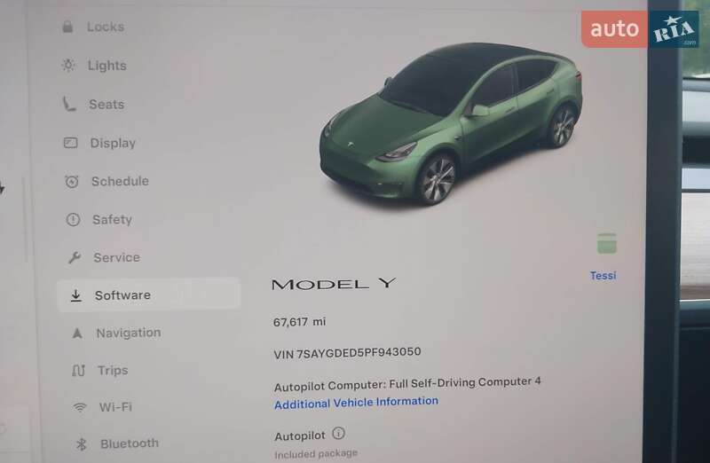Внедорожник / Кроссовер Tesla Model Y 2023 в Одессе