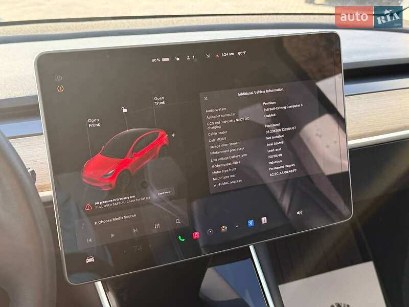 Позашляховик / Кросовер Tesla Model Y 2020 в Луцьку фото 11 Позашляховик / Кросовер Tesla Model Y 2020 в Луцьку