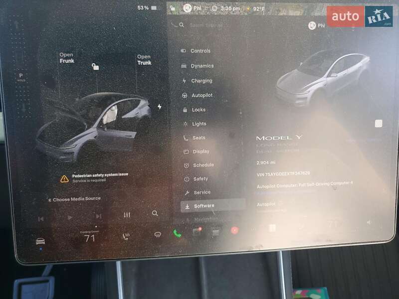 Внедорожник / Кроссовер Tesla Model Y 2025 в Киеве